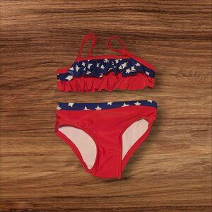 Ocean Pacific Baby Bikini 2 Piece 0-3 Months (Red, White & Blue) Patriotic